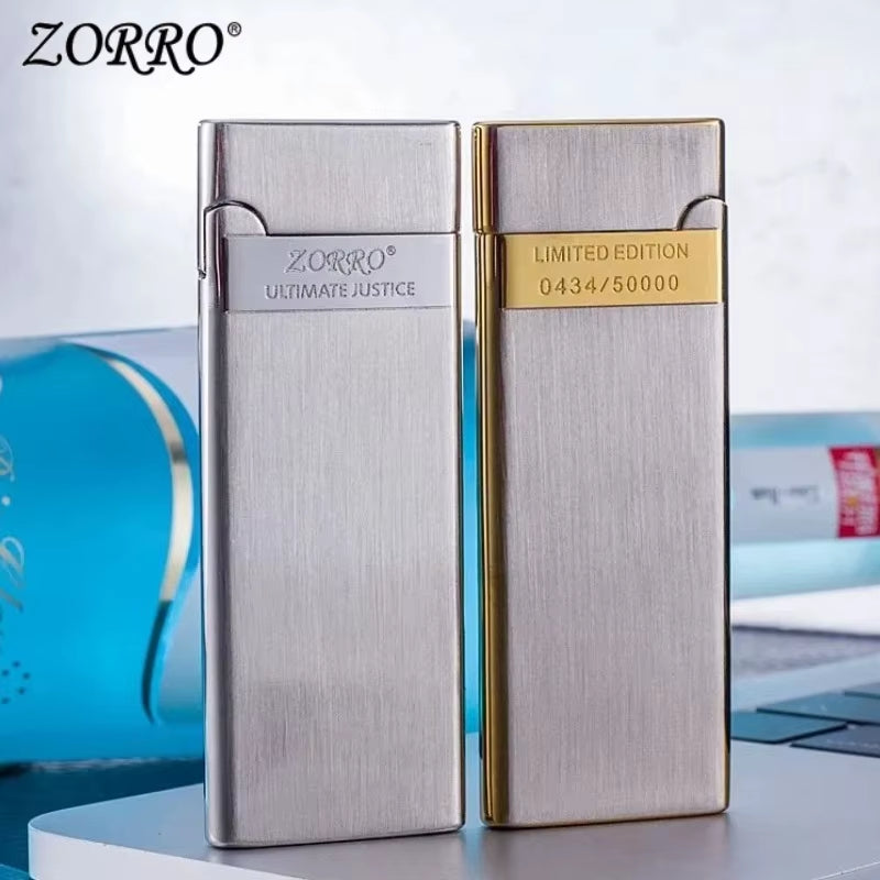 Ultra Thin Butane Gas Lighter - 636 Metal Grinding Wheel Design, Perfect Holiday Gift for Men!