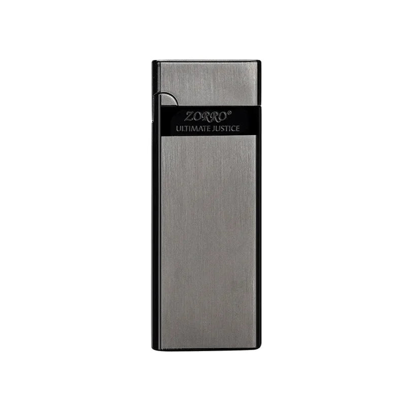 Zorro 636 Signature Ultra-Thin Metal Butane Lighter – Designer Pocket Accessory & Holiday Gift
