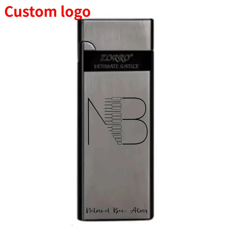 Zorro 636 Signature Ultra-Thin Metal Butane Lighter – Designer Pocket Accessory & Holiday Gift