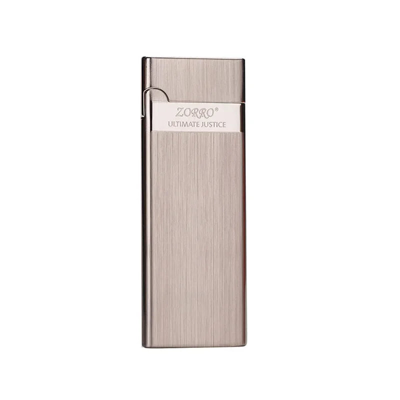 Zorro 636 Signature Ultra-Thin Metal Butane Lighter – Designer Pocket Accessory & Holiday Gift