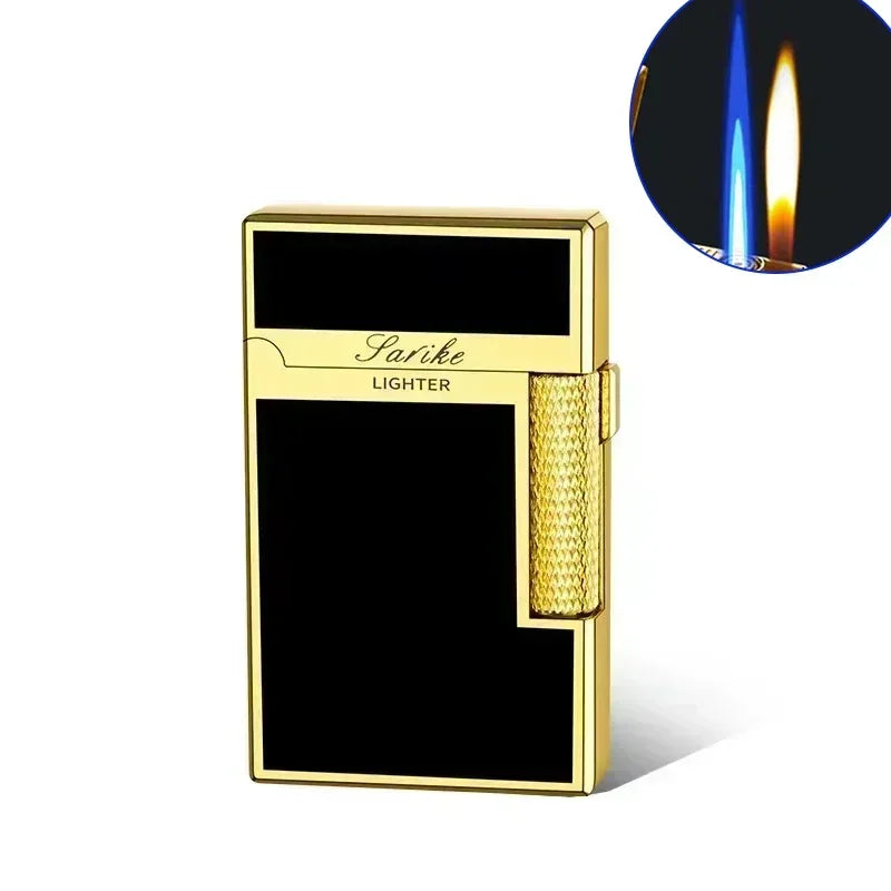 Metal Windproof Torch Gas Lighter Double Flame Butane Lighter Smoking Accessory  Gadgets for Men Gift Cigarette Lighter