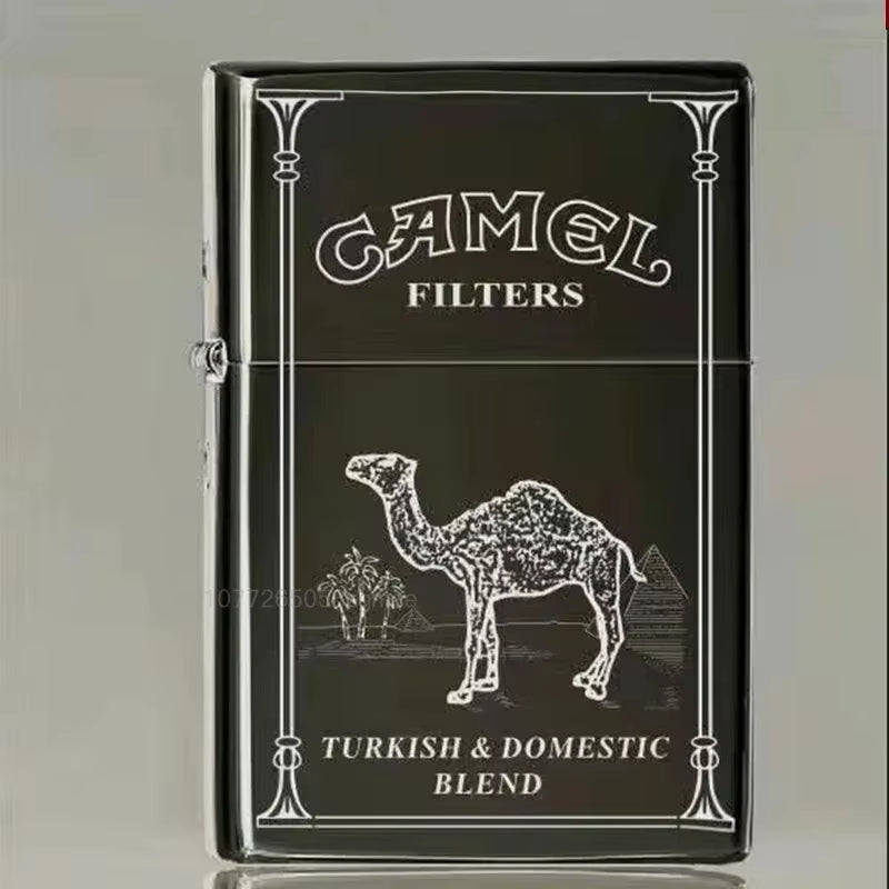 2025 Windproof Kerosene Lighter - Customizable Men's Gift & Cigarette Accessory