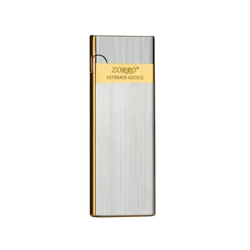 Zorro 636 Signature Ultra-Thin Metal Butane Lighter – Designer Pocket Accessory & Holiday Gift