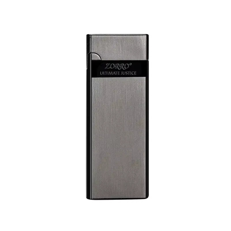 Ultra Thin Butane Gas Lighter - 636 Metal Grinding Wheel Design, Perfect Holiday Gift for Men!