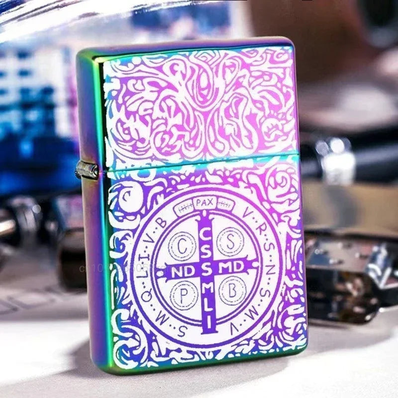 2025 new kerosene lighter windproof cigarette accessories men's gift can be DIY