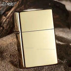 Zorro Retro High-End Brass Windproof Kerosene Lighter