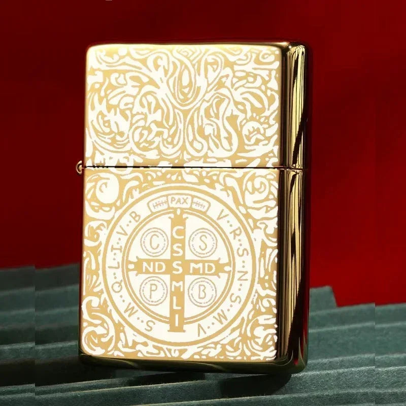 2025 new kerosene lighter windproof cigarette accessories men's gift can be DIY